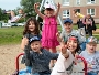 Große Freude bei den Kindern, die ihren neuen Spielplatz sofort in Beschlag nahmen