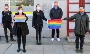 Gegen den Hass. Von links nach rechts: Roberto Palleit (Bunter Anker e.V.), Silvia Hacker-Hübner, Gleichstellungsbeauftragte der Hansestadt Stralsund, Janine Kurth (Initiative QUEER! WIR HIER.), Martin Palleit (Bunter Anker e.V.) und Sylke Engelhardt (Initiative QUEER! WIR HIER)