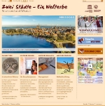 Screenshot der Internetseite www.stralsund-wismar.de