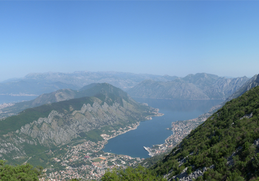 Bucht von Kotor in Montenegro