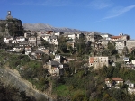 Altstadt von Gjirokastra in Albanien