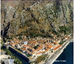 Harbour town of Kotor in Montenegro